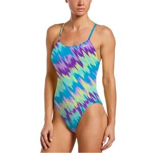 Nike Immiscible Lace Up Tie Back One Piece Swimsuit 28 Jolyn Arena Speedo TYR